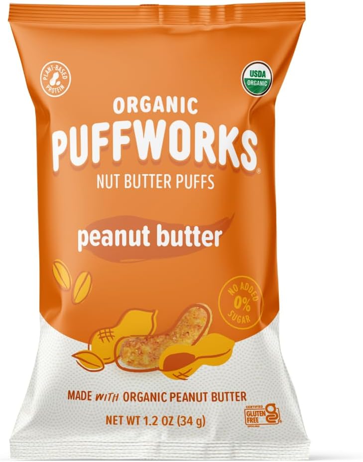 Puffworks Organic Peanut Butter Puffs - Image 1